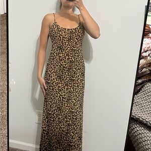 Maxi Leopard Dress